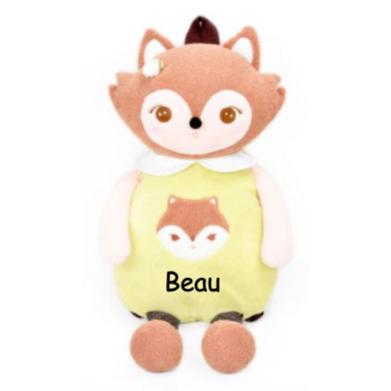 Rugzak met naam - vos